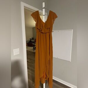Baltic Born Asymmetrical Rust Dress